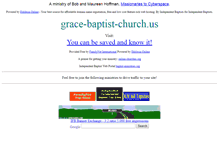 Tablet Screenshot of grace-baptist-church.us